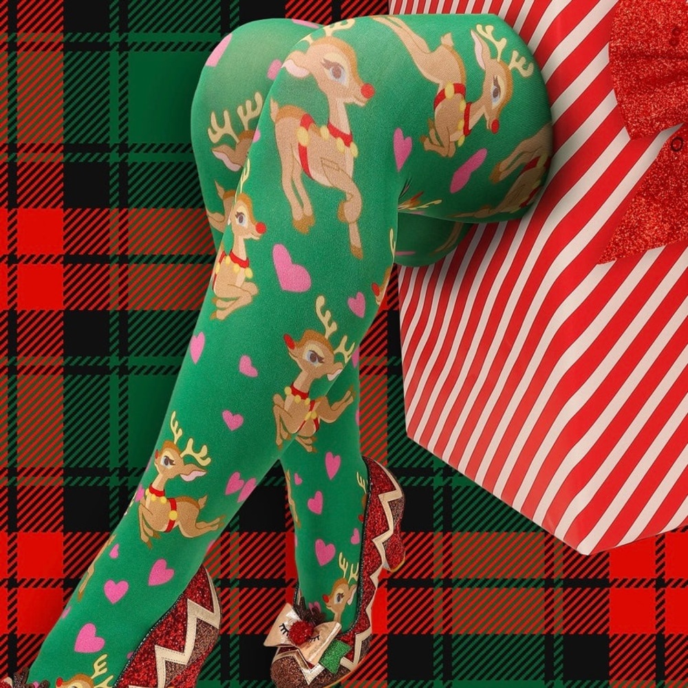 Irregular Choice Rad Reindeer Tights